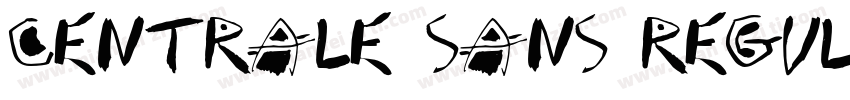 Centrale Sans regula字体转换